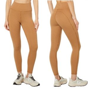Madewell MWL Flex High Rise Checkered Leggings Size XL NWT